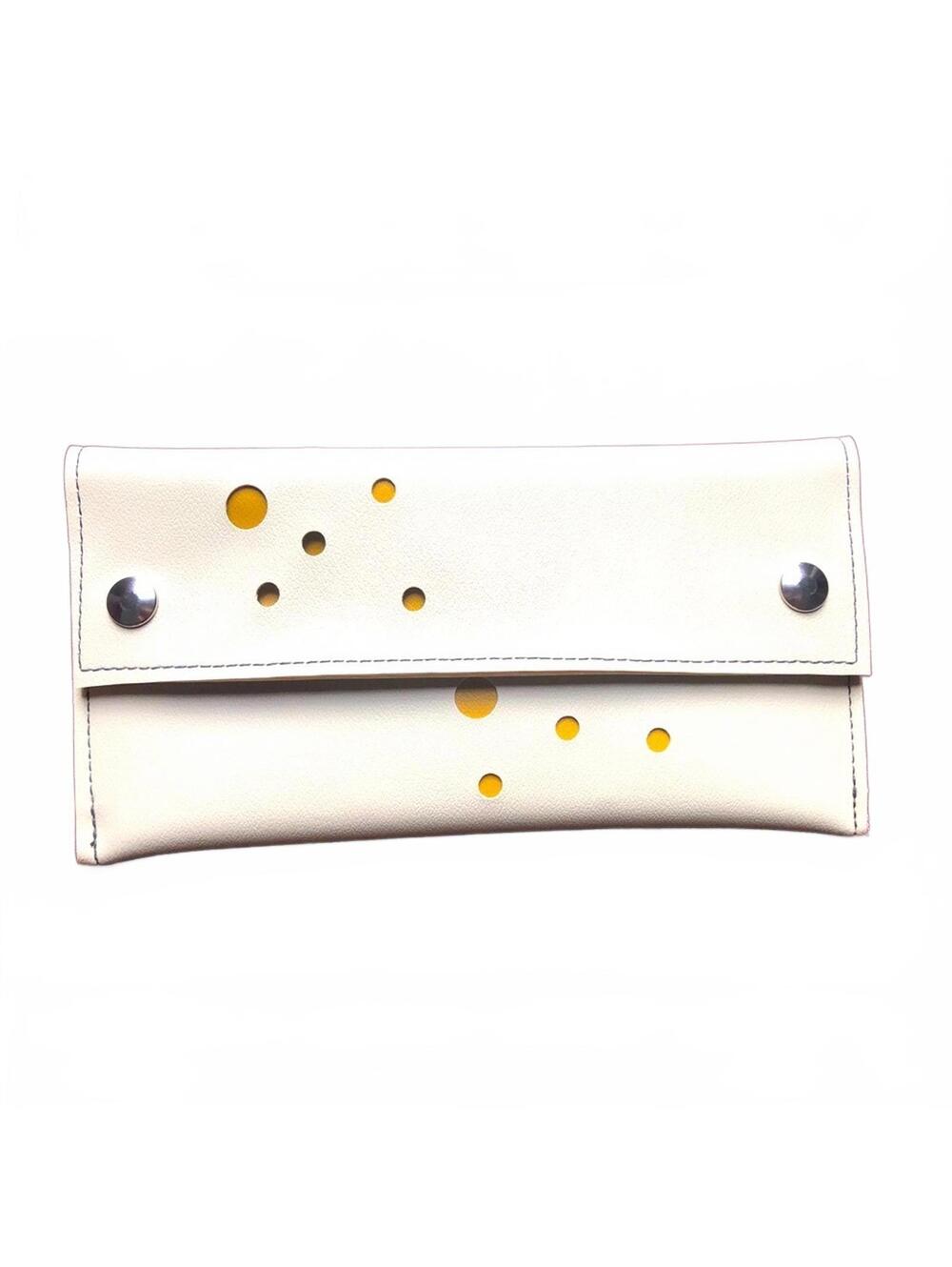 Holly Aiken Clutch NWOT – Handmade Statement Wristlet Bag